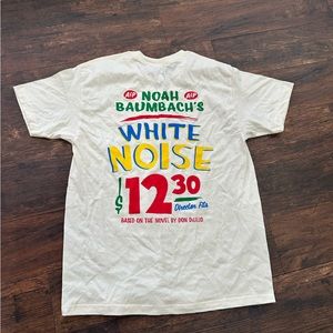 Men White Noise T shirt